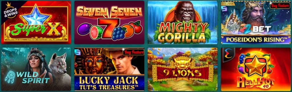 22Bet Casino Games