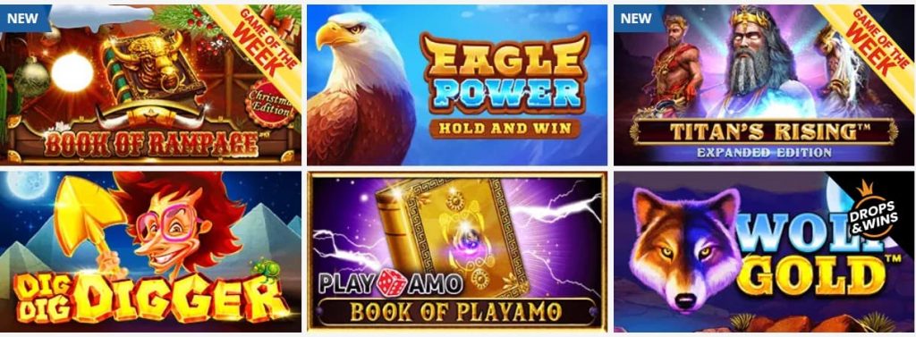 Playamo Casino Games