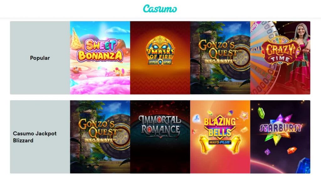 Casumo Casino Games