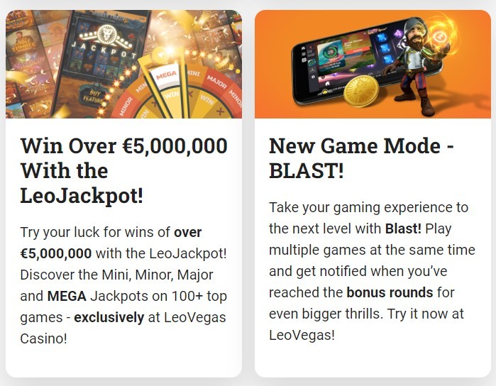 LeoVegas Bonus