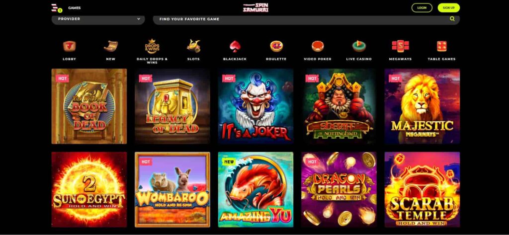 Spin Samurai Casino Slots