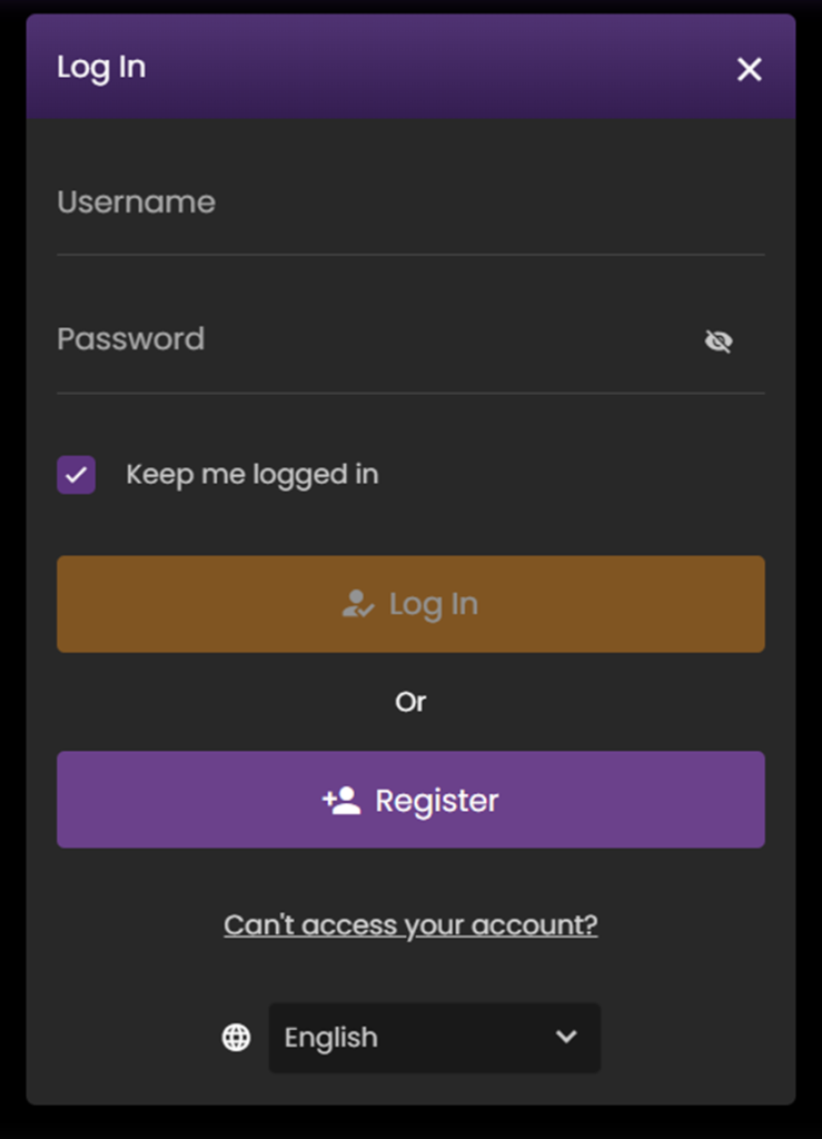 Zodiac Casino login Canada