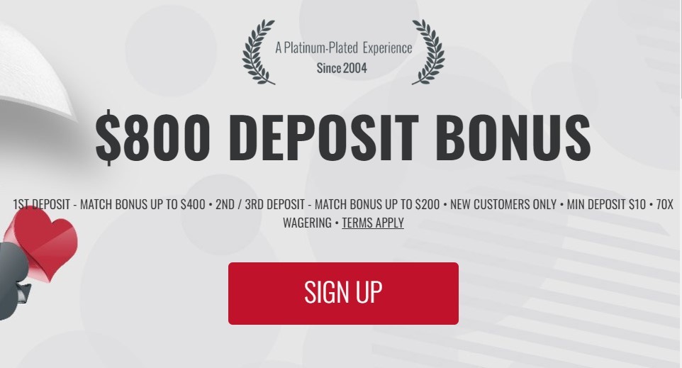 Platinum Play $10 Deposit